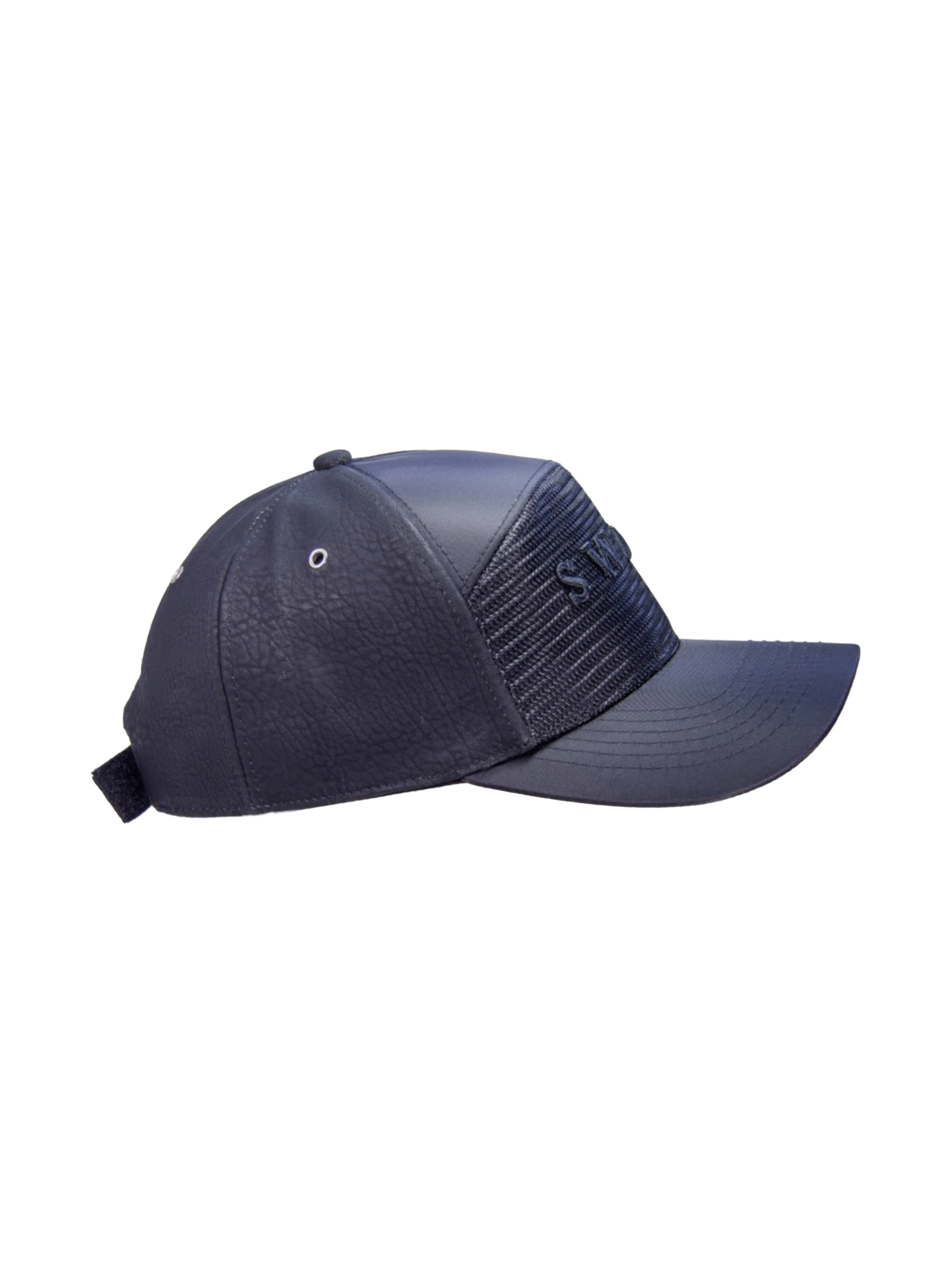Black Leather Cap